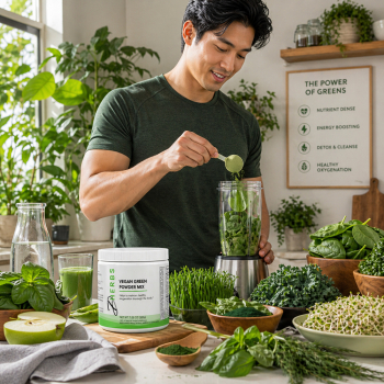 Vegan Greens Powder Mix - Vegan Greens Supplement